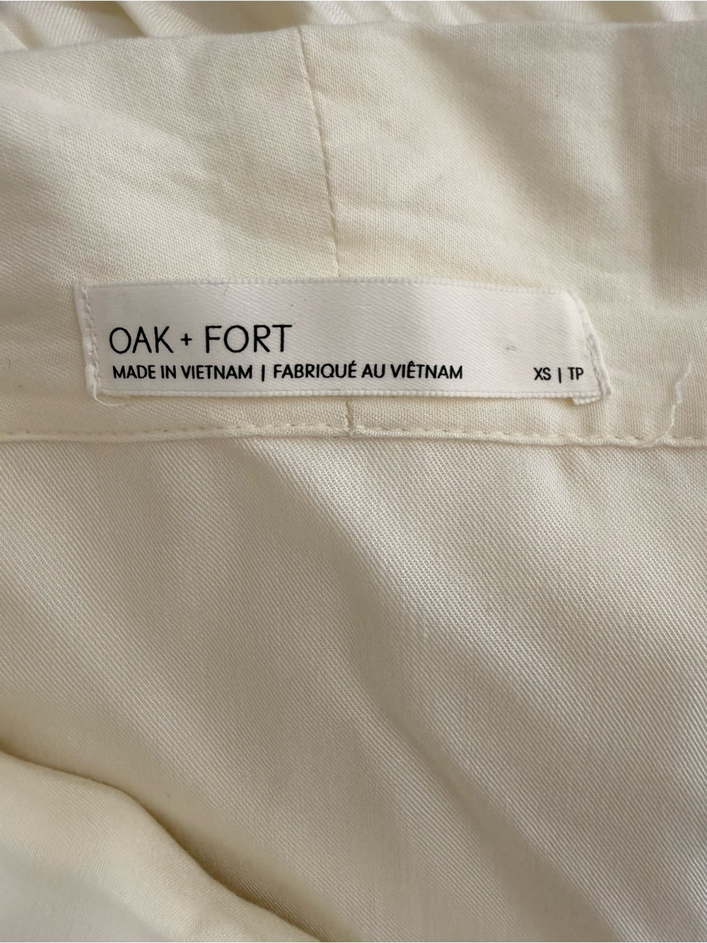 Oak + Fort Butter Yellow Midi Dress XS Button Front Short Sleeve Women's Flowy - Picture 3 of 7